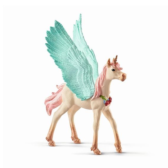 Schleich 70575 - Nazdobené hříbě Pegase jednorožce