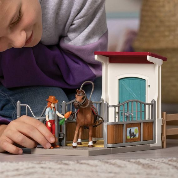 Schleich 42710 - Box pro koně Hannah a Cayenne