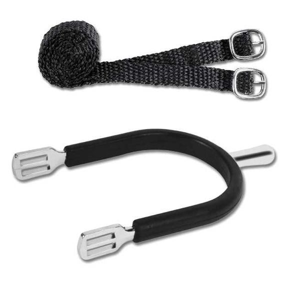 Ostruhy W dámské s gumovým potahem s perlon řemínky 30mm