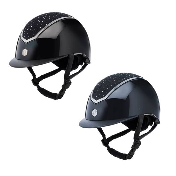 Jezdecká ochranná helma EQx by Charles Owen Kylo Crystal DOPRODEJ