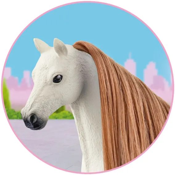 Schleich 42651 - Hnědé doplňky na ocas a hřívu