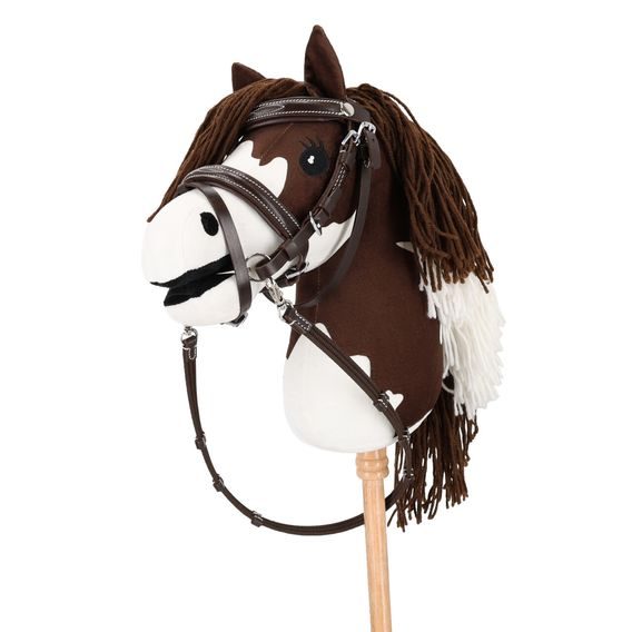 Uzdečka QHP Luxury Stitched Hobby Horse