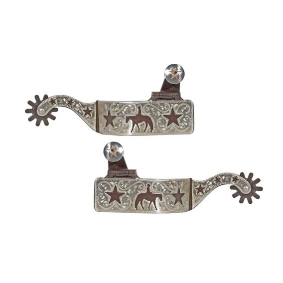 *W* Ostruhy westernové FES Ladies Pleasure Horse & Star Spurs