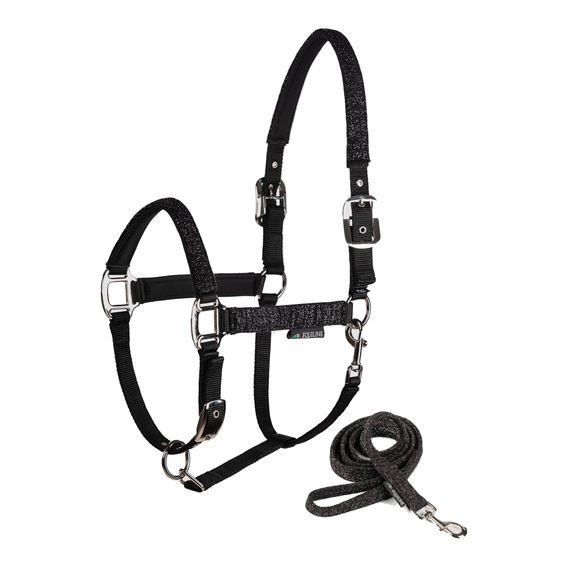 Ohlávka s vodítkem Equiline Lurex Kolekce 2024/25