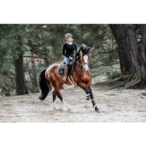 Podbříšník Kentucky kožený anatomický 42406 s beránkem