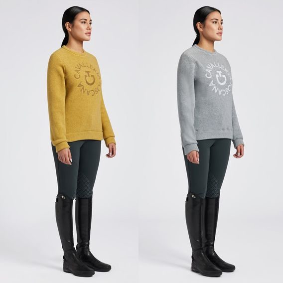 Mikina Cavalleria Toscana Fleece Crew dámská Kolekce 2024/25