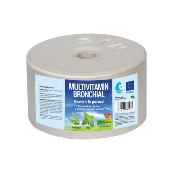 Minerální multivitamínový liz Bronchial na uvolnění dýchacích cest 3kg