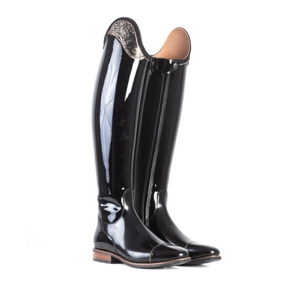 Jezdecké boty DeNiro Dressage Bellini Patent Top Up KOLEKCE
