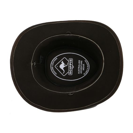 *W* Westernový klobouk Australian Adventure Wear dětský kožený XS 52-53 CM