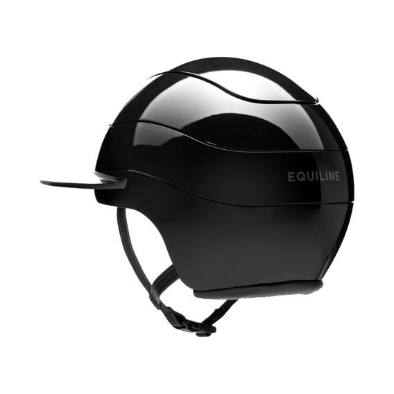 Jezdecká helma Equiline Xanto Mettalic Logo Sun Visor