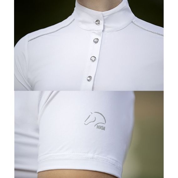 Závodní tričko HKM Premium krátký rukáv dámské