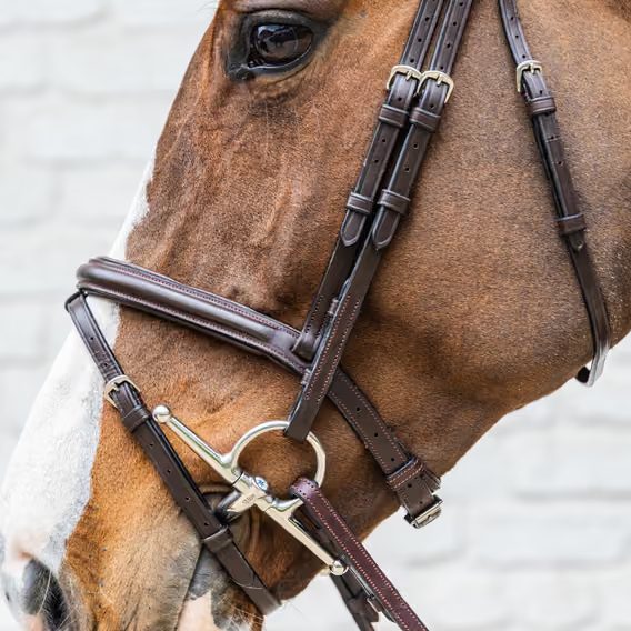 Uzdečka Dy'on Medium Flash Noseband Bridle Soft SO-10004