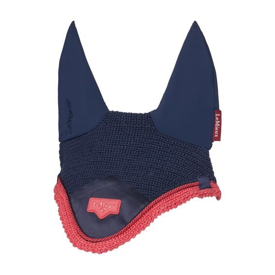 Čabraka na uši LeMieux Loire Satin Navy/cranberry Kolekce 2025/26