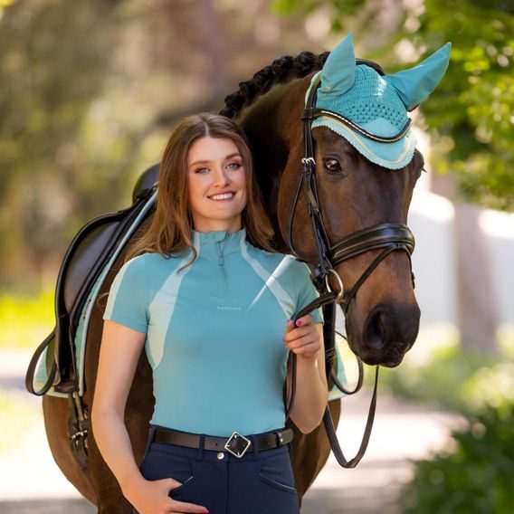 Čabraka na uši LeMieux Classic Lagoon Kolekce 2025