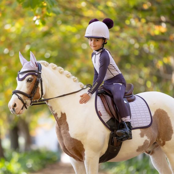 Podsedlová dečka LeMieux Suede Square Mini Kolekce 2025/26
