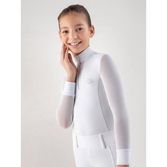 Tričko závodní Equiline Cozio s dlouhým rukávem dětské Kolekce 2025/26