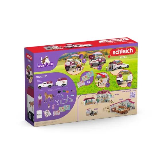Schleich 42704 - Mobilní veterinář s přívěsem