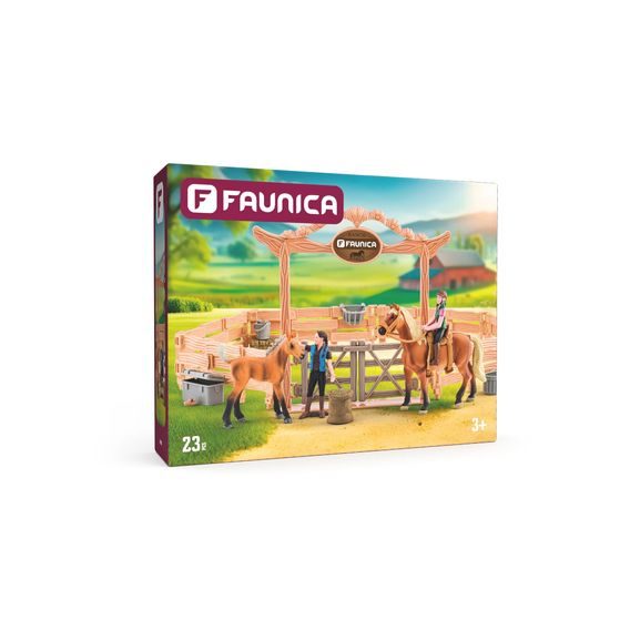Faunica 96037 - Jízdárna s koňmi