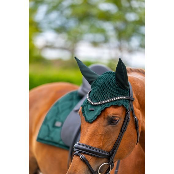 Čabraka na uši Equestrian Stockholm Velvet Sycamore green Kolekce 2026/27