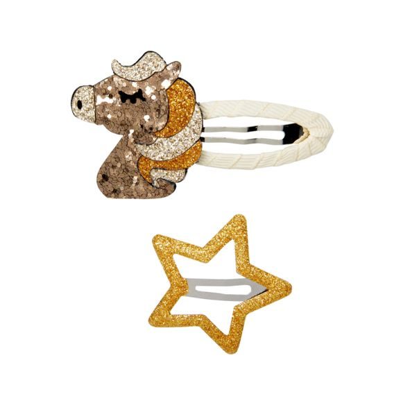 Sponky Glitter Horses Bautiful Stars