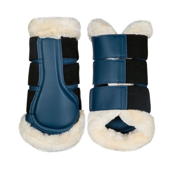 Kamaše HKM Comfort Mesh se syntetickým beránkem DOPRODEJ