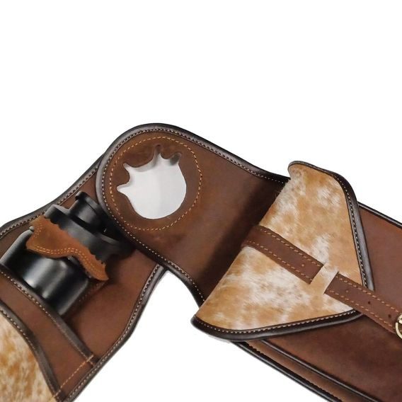 *W* Brašna na hrušku Cassini Flowers kožená