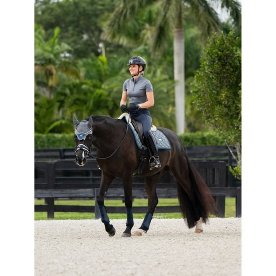 Podsedlová dečka Equestrian Stockholm Metallic Blue Kolekce 2024