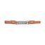 *W* Podbradní řemínek Weaver Double Flat Link Russet 3-1/2