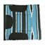 *W* Podsedlová deka Navajo Shetty 50x52cm turquoise/noir/blanc