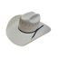 *W* Klobouk Ariat® 10X 2 Cord Blk Diamond Straw