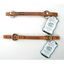 *W* Podbradní řemínek Straight Stitched Hearman Oak Leather Curb Strap
