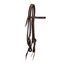 Uzdečka westernová Paul Taylor Oiled Harness Leather Double Stainless Cart Buckle Browband Headstall