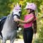 Potah na helmu QHP Unicorn pink