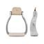 *W* Třmeny westernové Pool's Aluminum and Leather Tooled