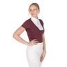 Tričko závodní HKM Virginia dámské XS/34 bordo - SLEVA - vytržený druk na límečku