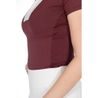 Tričko závodní HKM Virginia dámské XS/34 bordo - SLEVA - vytržený druk na límečku