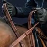 Otěže Dy'on 1/2" Rubber Reins With 7 Leather NE05C