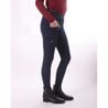 Jeggings QHP Eden Full Grip sed dámské - SLEVA - 2. jakost - lehce rozpárané