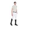 Rajtky Equestro Slim Fit Knee Grip pánské M/48 white - SLEVA - rozpitá barva u loga