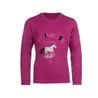 Tričko HKM Polly dl. rukáv dětské 134/140 magenta - SLEVA - zašitý rukáv