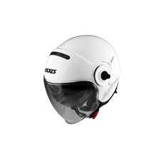 Otvorená helma JET AXXIS RAVEN SV ABS Solid biela lesklá XS