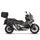 Set of SHAD TERRA TR40 adventure saddlebags and SHAD TERRA aluminium top case TR55 PURE BLACK, including mounting kit SHAD HONDA X-ADV 750