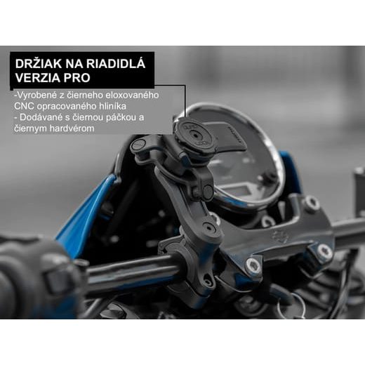 QUAD LOCK - PRO VERZIA - UNIVERZÁLNY DRŽIAK TELEFÓNU / GPS NA RIADIDLÁ MOTOCYKLA