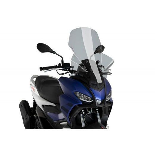 PLEXI NA MOTORKU PUIG V-TECH LINE TOURING 21482F TMAVÁ DYMOVÁ