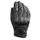 Krátké kožené rukavice YOKO STADI - černé