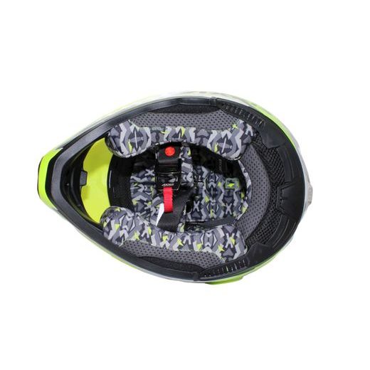 MOTOKROSOVÁ HELMA AXXIS WOLF ABS STAR TRACK A3 LESKLÁ FLUOR ŽLUTÁ