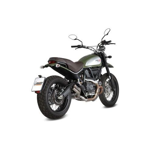 KONCOVKA VÝFUKU MIVV DOUBLE GUN PRO DUCATI 800 SCRAMBLER 2015-2020, D.032.SDG FULL TITANIUM