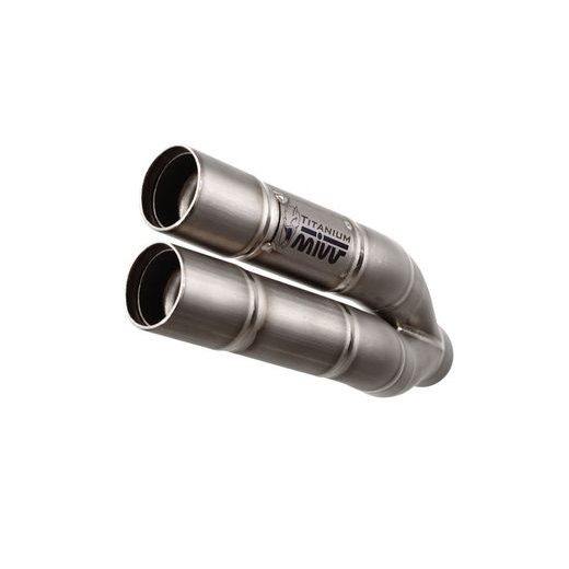 KONCOVKA VÝFUKU MIVV DOUBLE GUN PRO DUCATI 800 SCRAMBLER 2015-2020, D.032.SDG FULL TITANIUM