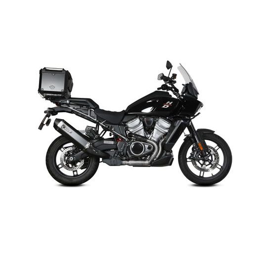 KONCOVKA VÝFUKU MIVV SPEED EDGE PRO HARLEY DAVIDSON 1250 PAN AMERICA 2021-2024, HD.003.LRB ČERNÁ