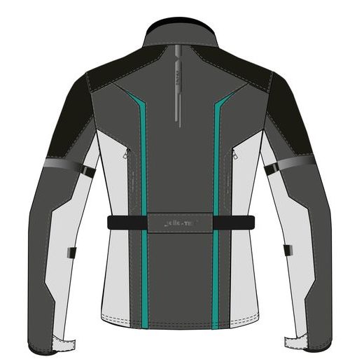 DÁMSKÁ BUNDA IXS EVANS-ST 2.0 X56048 TMAVĚ ŠEDÁ-SVĚTLE ŠEDÁ-TYRKYSOVÁ